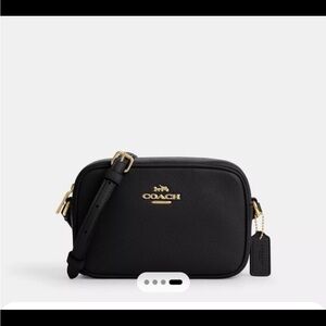 Coach Black Leather Crossbody Bag